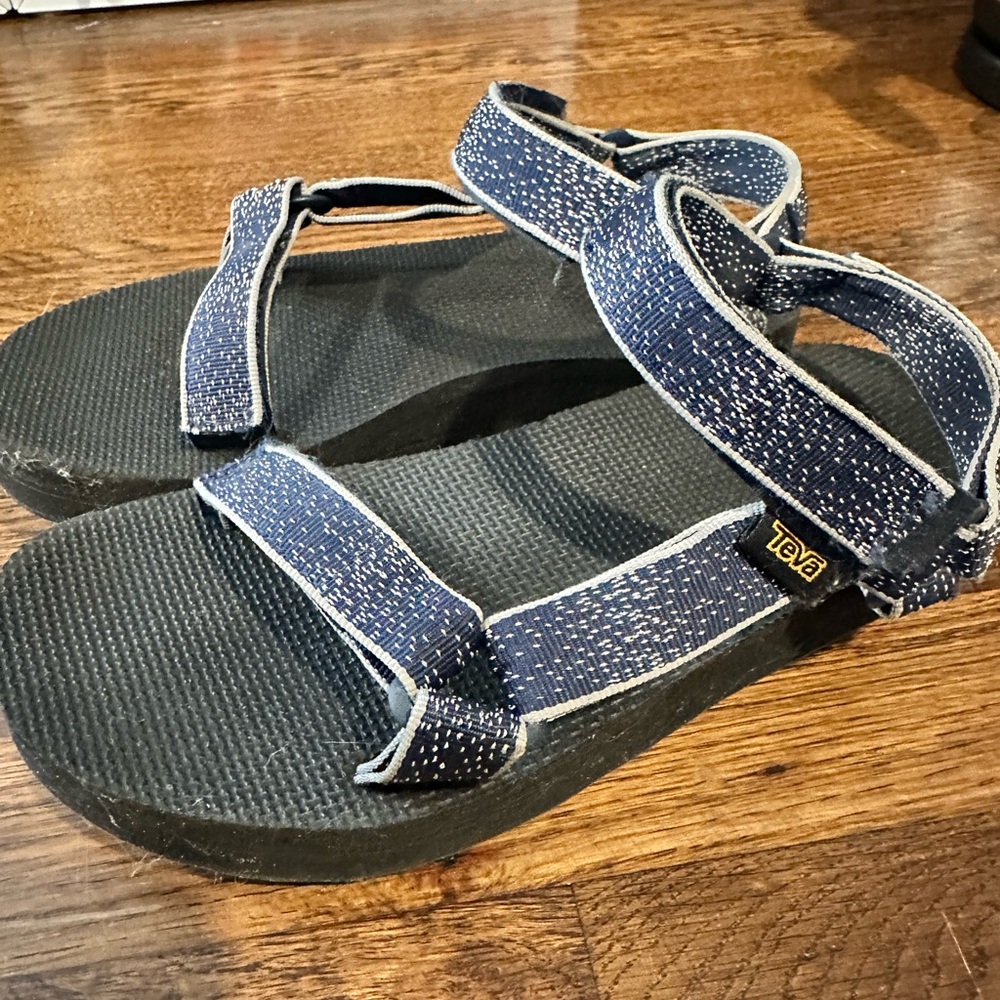 Teva Navy Textured Sandals